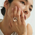 XIYANIKE Elegant Transparent Crystal Adjustable Finger Rings For Women Girl Fashion New Jewelry Gift Party Wholesale кольцо