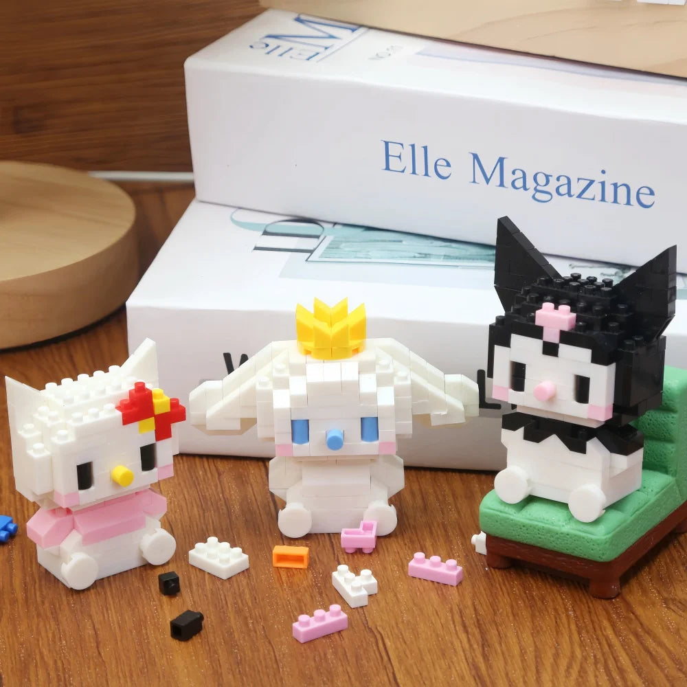 Sanrio Building Blocks – Hello Kitty & Kuromi DIY Figures