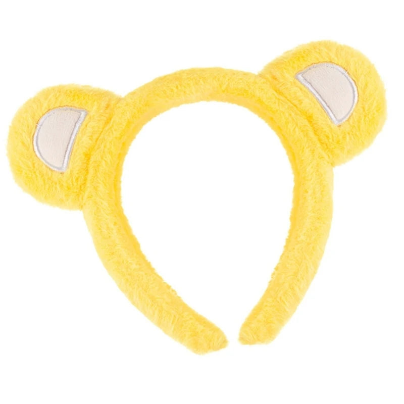 Furry Bear Ear Headbands With Adjustable Design For Kids And Women Soft Plush Hair Accessory For Daily Use Or Parties