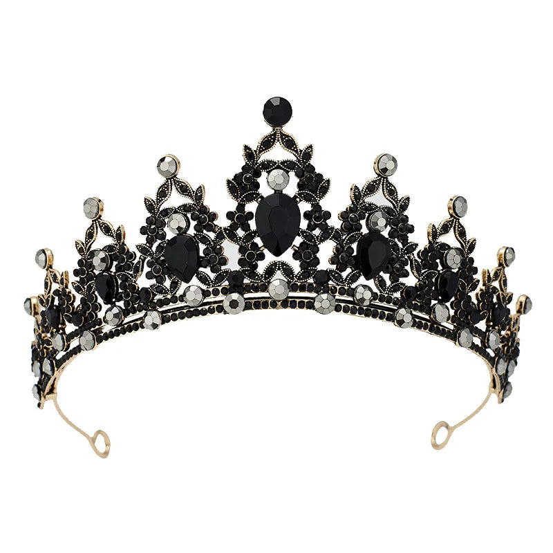 Crystal Crown Tiara Bridal Rhinestone Headband Hair Jewelry For Women Queen Party Crown Wedding Dress Gift Hair Accessories