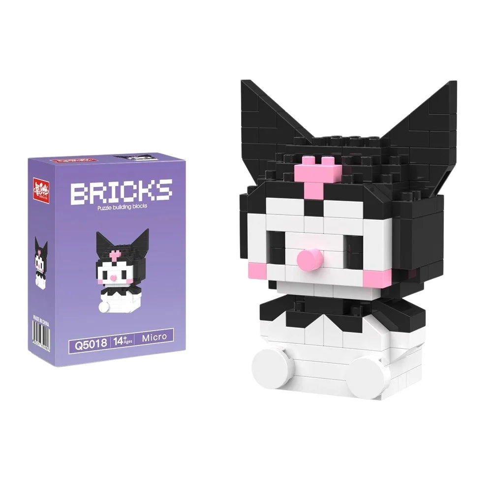 Sanrio Hello Kitty Building Blocks – Kuromi, My Melody & Cinnamoroll