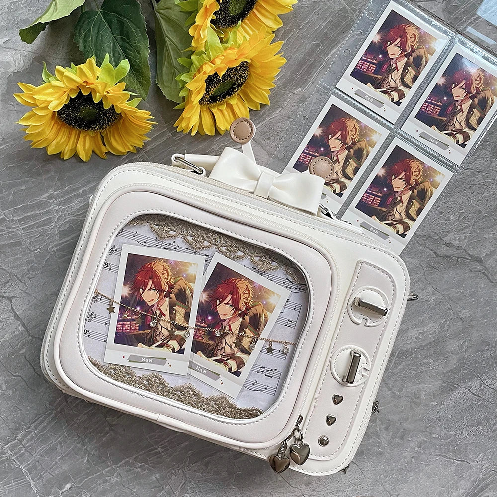 Novelty Tv Shape Ita Bag Retro Television Women Shoulder Bag Design Ita Backpack with Inserts Girls Crossbody Bag