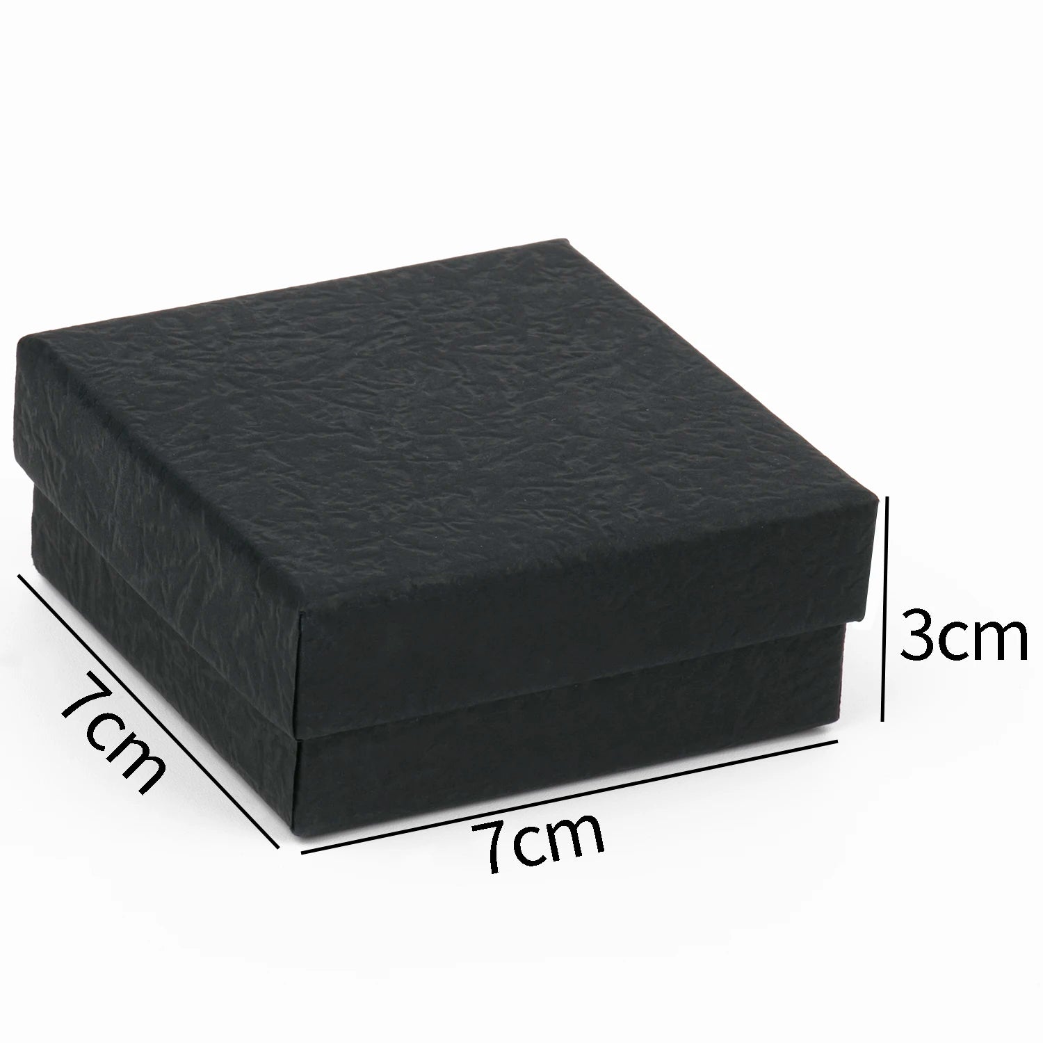 1PC Black Paper Jewelry Box Bracelet Necklace Ring Earring Box Handmde Kraft Wedding Gifts Packaging Box Jewelry Accessories