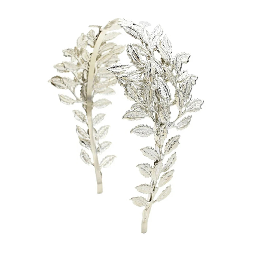 Golden Metal Leaf Hair Band Headbands Greek Goddess Crown Tiara Diadema Headdress Bridal Wedding Accessories Alice Head Jewelry
