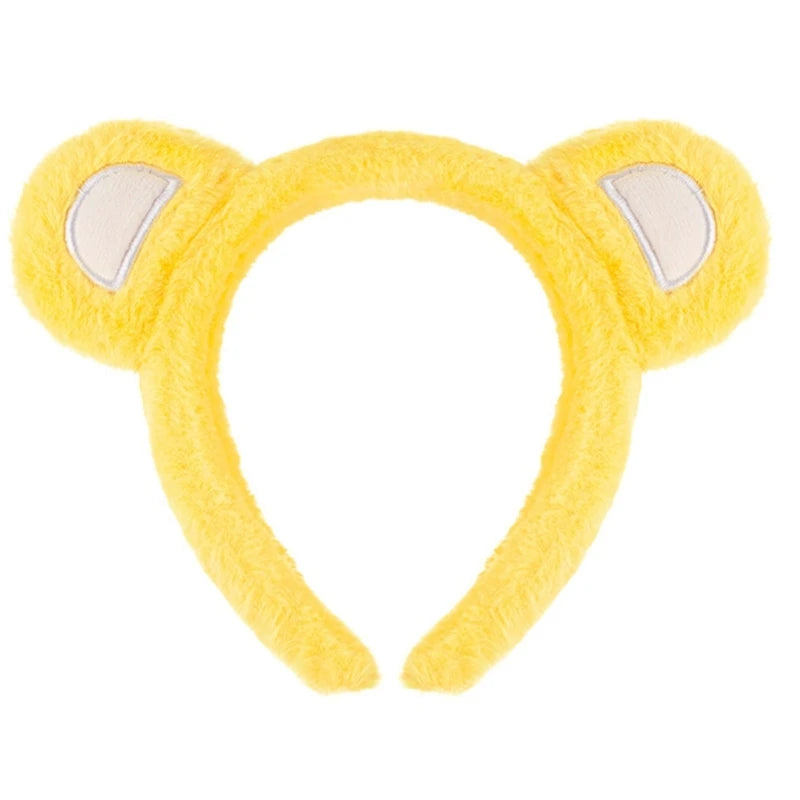 Furry Bear Ear Headbands With Adjustable Design For Kids And Women Soft Plush Hair Accessory For Daily Use Or Parties