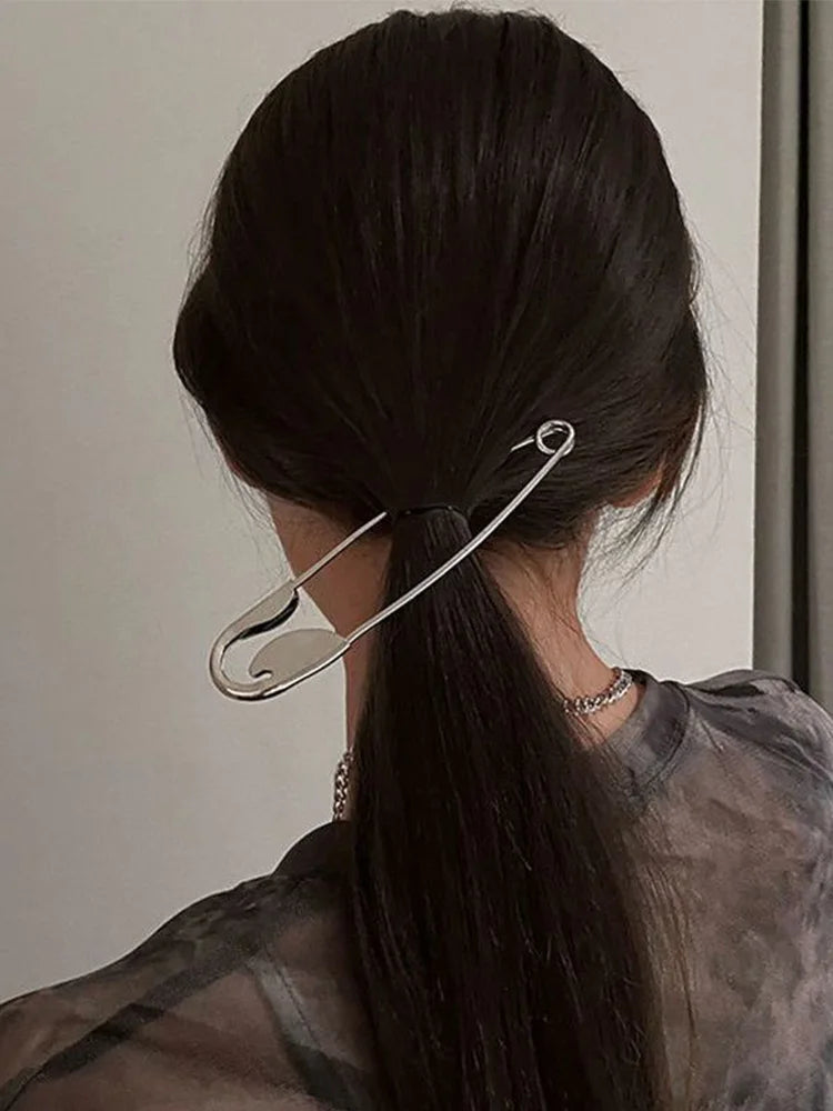 ZHUHE The Large Brooch And Hairpin In Cyberpunk Style Are Perfect Jewelry Accessories For Women And Party Gifts