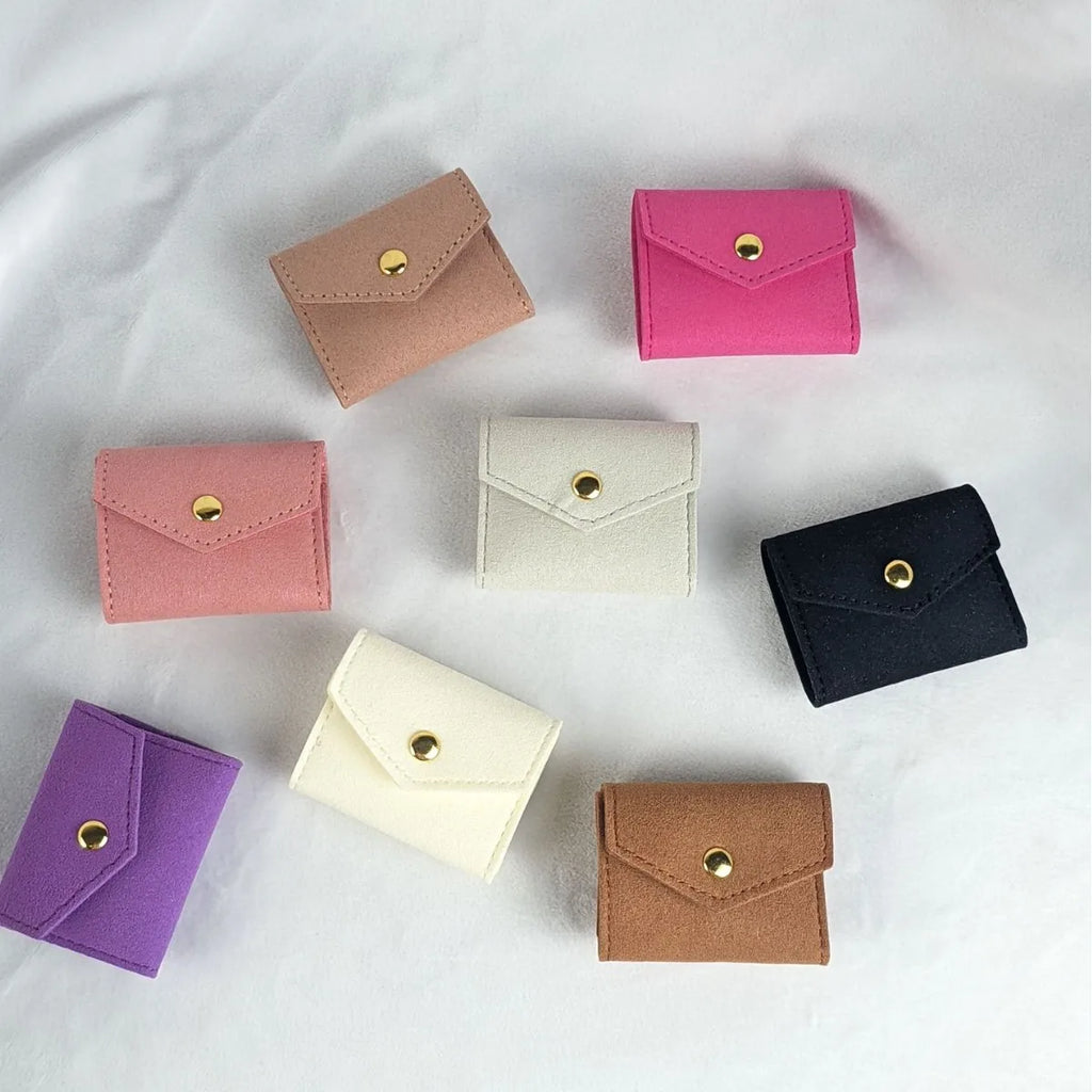 Mini Jewelry Display Bag Multi-Functional Portable Jewelry Roll Case Foldable Jewelry Pouch Exquisite For Business Trips Gift