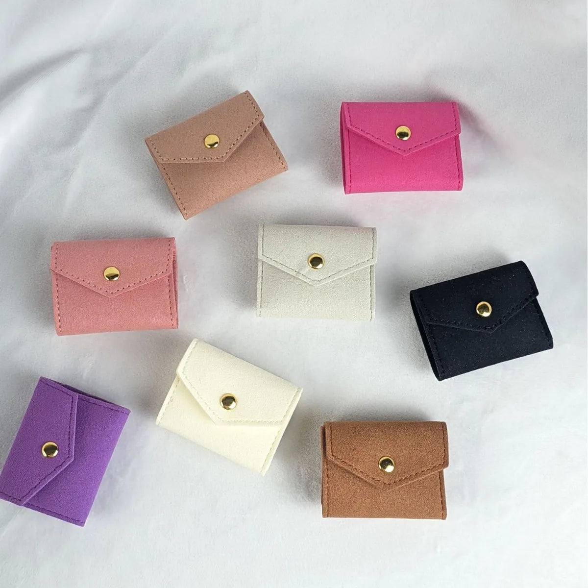 Mini Jewelry Display Bag Multi-Functional Portable Jewelry Roll Case Foldable Jewelry Pouch Exquisite For Business Trips Gift