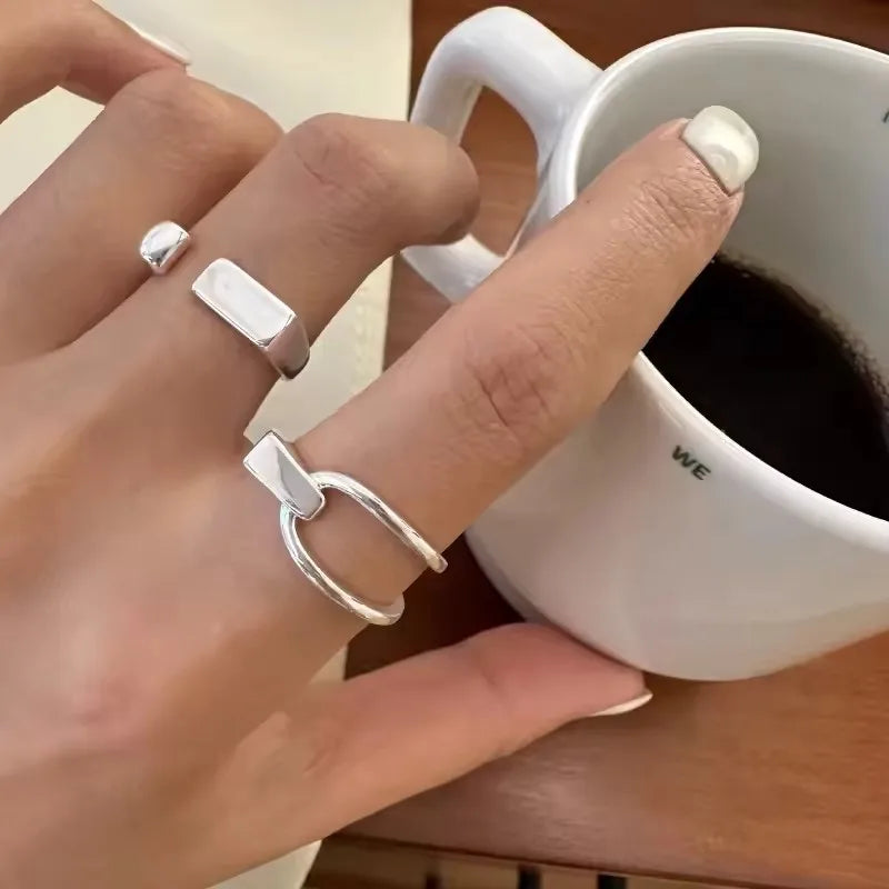 925 Sterling Silver Vintage Adjustable Ring