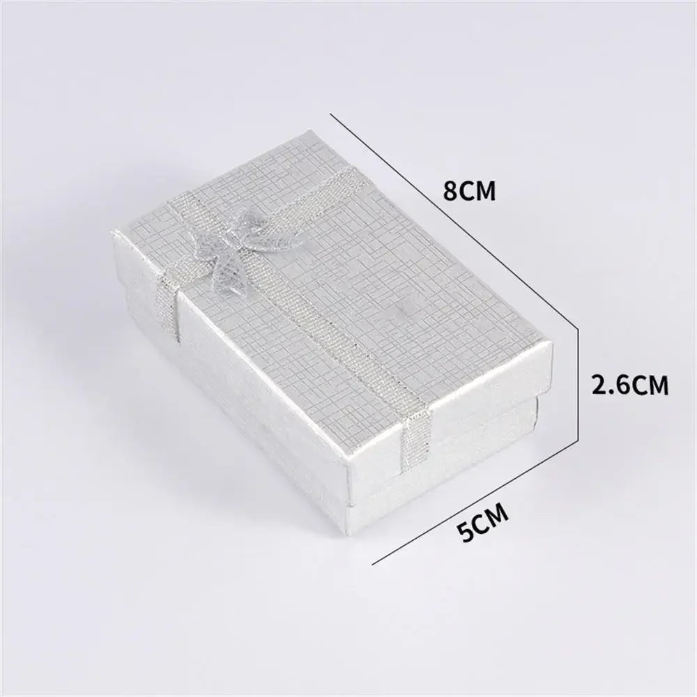 1Pc Thick Kraft Paper Drawer Jewelry Box With Sponge Greet Card for Necklace Bracelet Ring Gift Box Jewelry Packaging Box Joyero