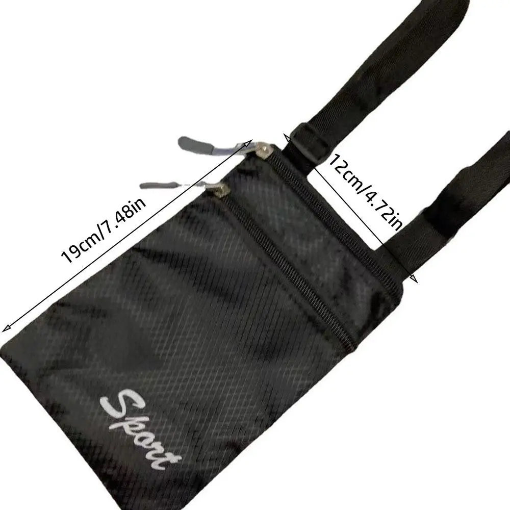 Fashionable Solid Color Phone Bag Square Simple Shoulder Bag Crossbody Bags Outdoor Hanging Bag Coin Purse Letter Storage Bag