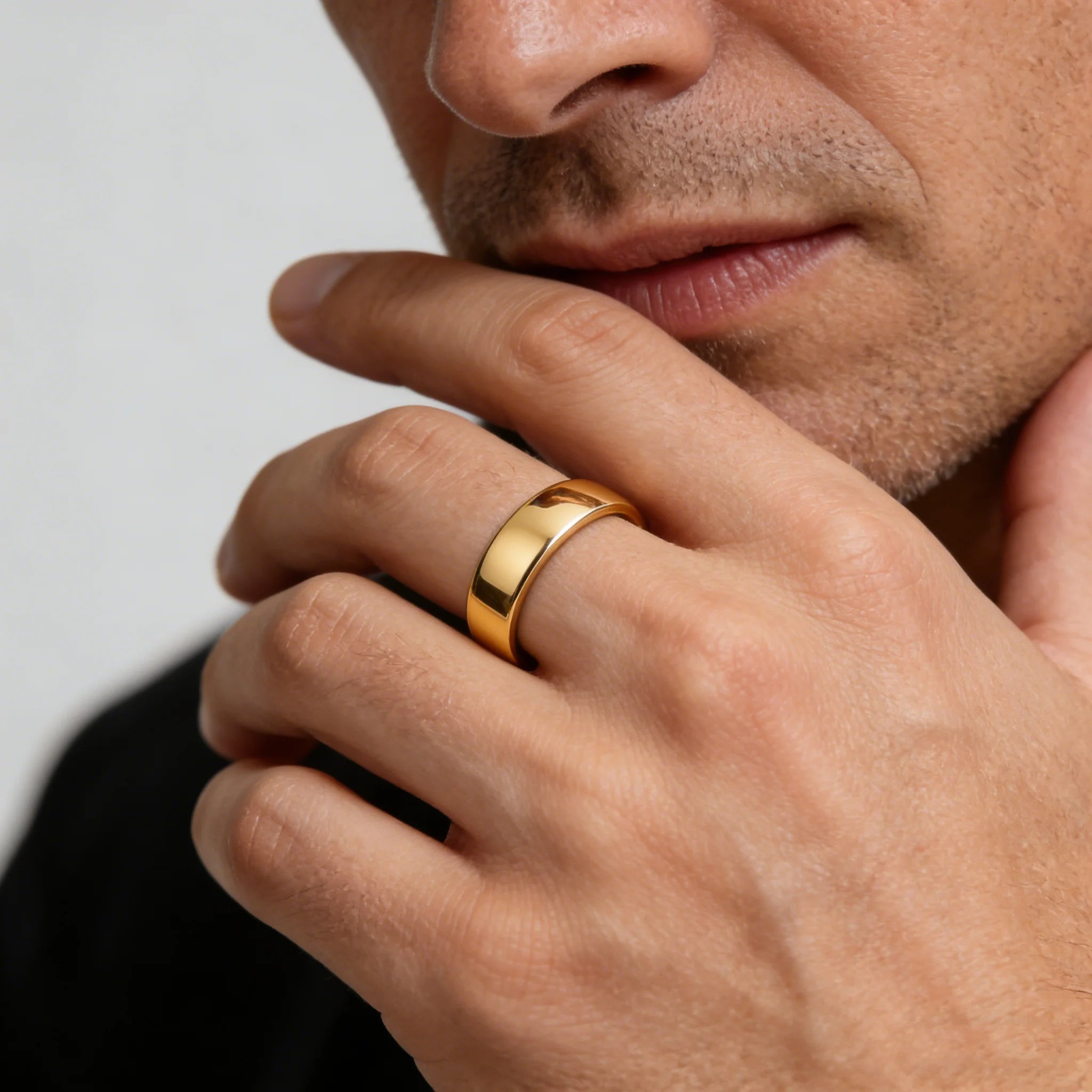 Gold Color Wedding Band Engagement Stainless steel Ring  for Women Men US Sizes 4 5 6 7 8 9 10 11 12 13 14 15 Free Shipping