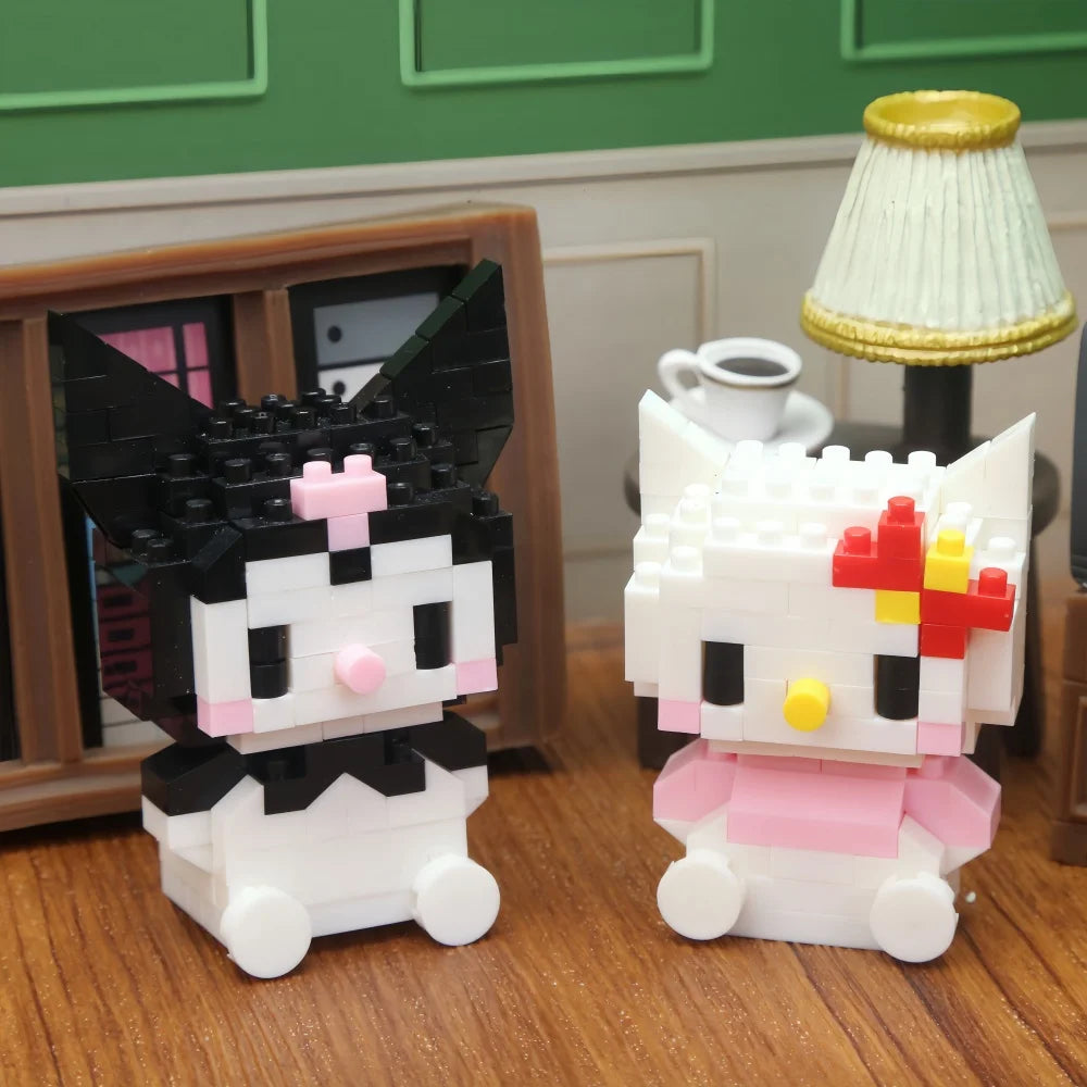 Sanrio Building Blocks – Hello Kitty & Kuromi DIY Figures