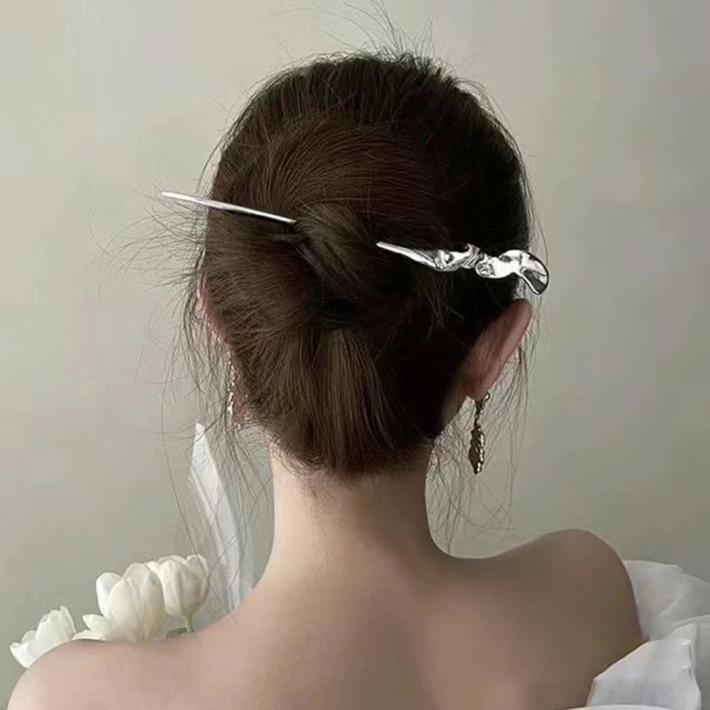 New Chinese Style Hair Sticks Vintage Chopstick Hairpins Women Hair Clip Pin Headwear Wedding Headdress Jewelry Accessories