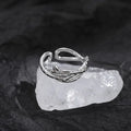 Fashion Goth Double Layer Rose Couple Rings for Men Women Retro Opening Stainless Steel Thorns Punk Finger Ring Jewelry Y2k Gift
