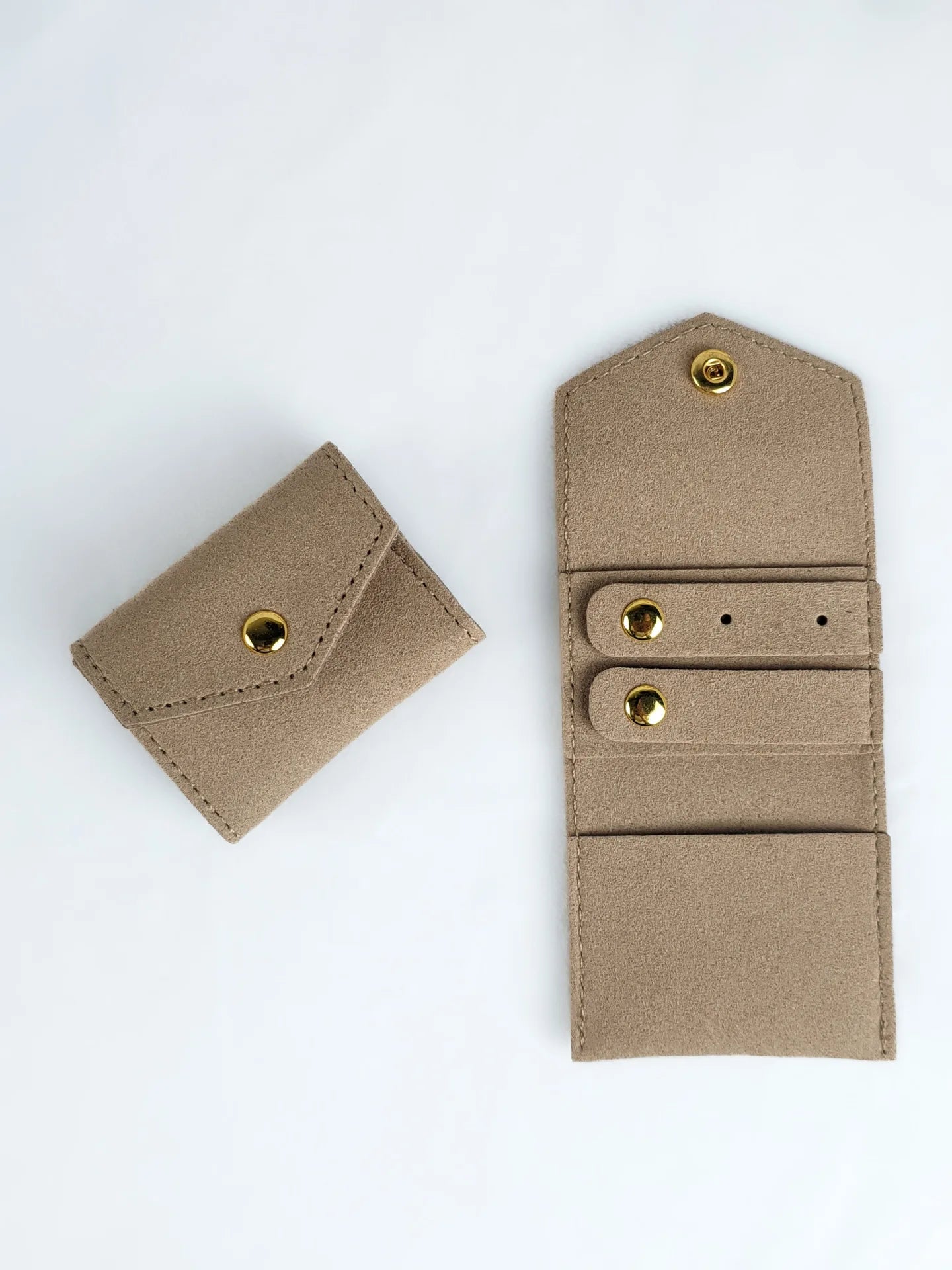 Mini Jewelry Display Bag Multi-Functional Portable Jewelry Roll Case Foldable Jewelry Pouch Exquisite For Business Trips Gift