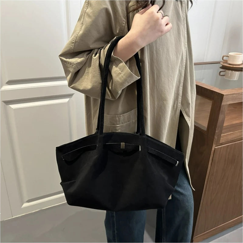Autumn Women Leisure Shoulder Bag Comfortable and Versatile Texture Crossbody Tote Handle Bag Fashion Luxury Simple Storage Bag