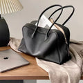 Motingsome First Layer Handbag for Women Togo Cowhide Niche Design Pillow Bag Shoulder  Bowling Bag Gunderarm Armpit Bags Boston