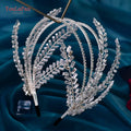 YouLaPan HP496 Rhinestone Bridal Headband Luxury Bridal Hair Accessories Woman Headpiece Wedding Hair Accessories Bride Tiara