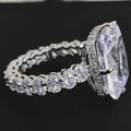 Luxury Vintage Retro 925 Sterling Silver Designer Engagement Ring for Women Party Lady Gift Finger Jewelry Wholesale