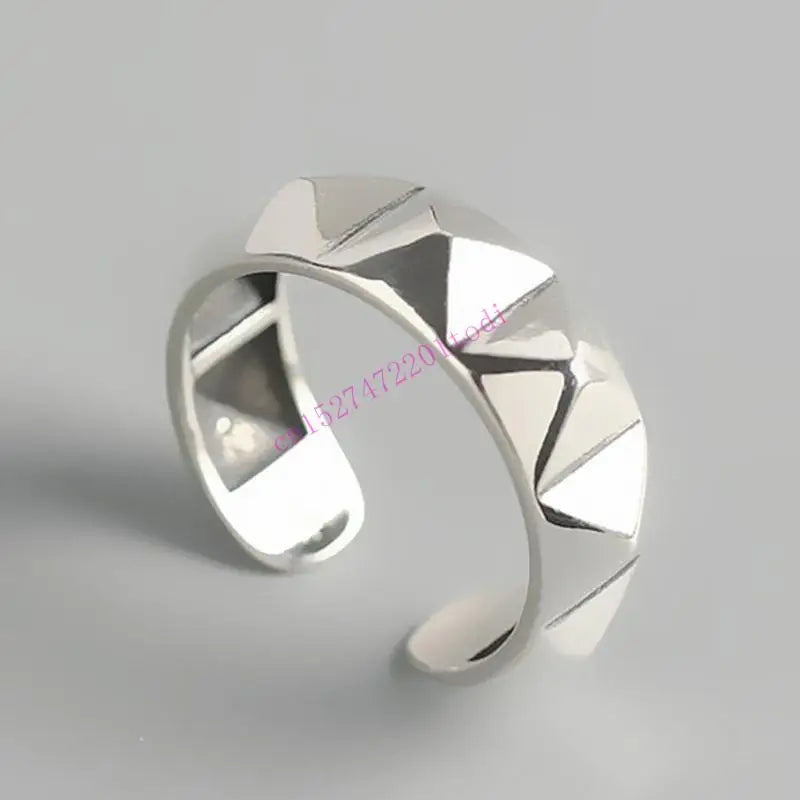 M76B Contemporary Rhombus Designs Rings Zinc Alloy Jewelry For Trendy Women