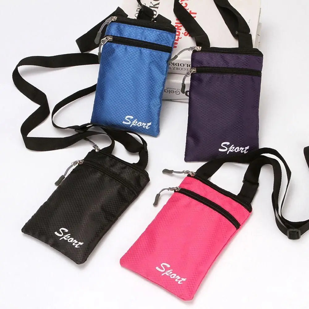 Fashionable Solid Color Phone Bag Square Simple Shoulder Bag Crossbody Bags Outdoor Hanging Bag Coin Purse Letter Storage Bag