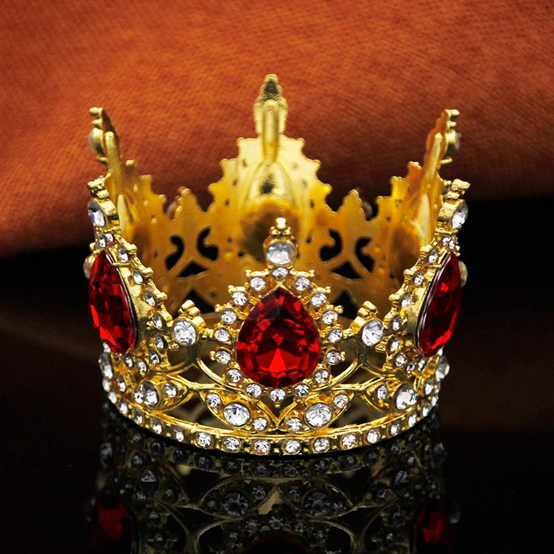 Princess Small Tiaras for Bridal Wedding Flower Decoration Cake Crown Topper Women Birthday Gift Diadem Jewelry Accessories
