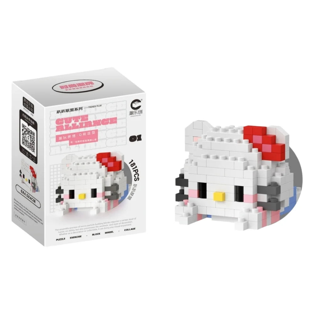 Sanrio Hello Kitty Building Blocks – Kuromi, My Melody & Cinnamoroll