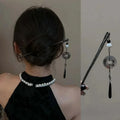 New Chinese Style Butterfly Flower Tassel Hair Stick for Women Vintage Metal Hanfu Chopstick Hair Sticks Hair Accessories