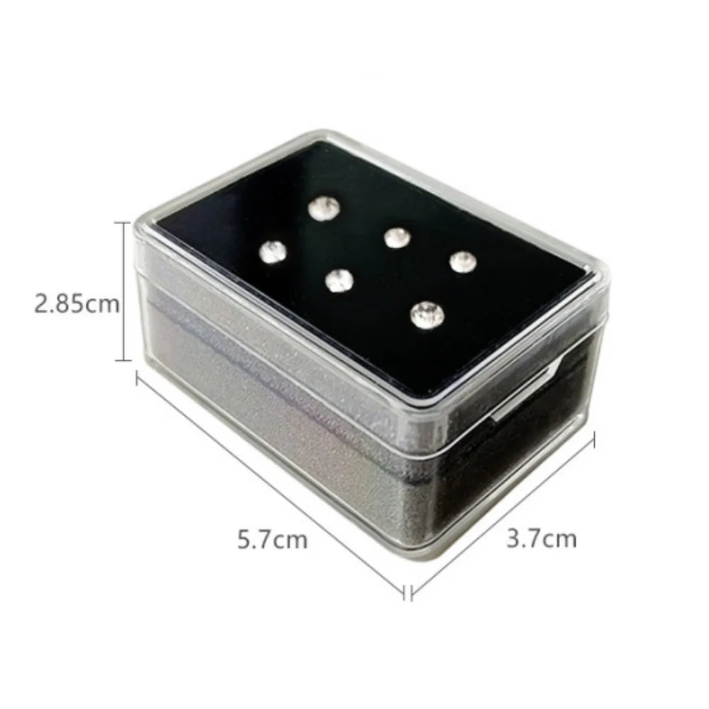 Jewelry Case Packaging Jewelry Box Storage Container Acrylic Gem Box For Exhibition Display Personal Collection Retail Packaging