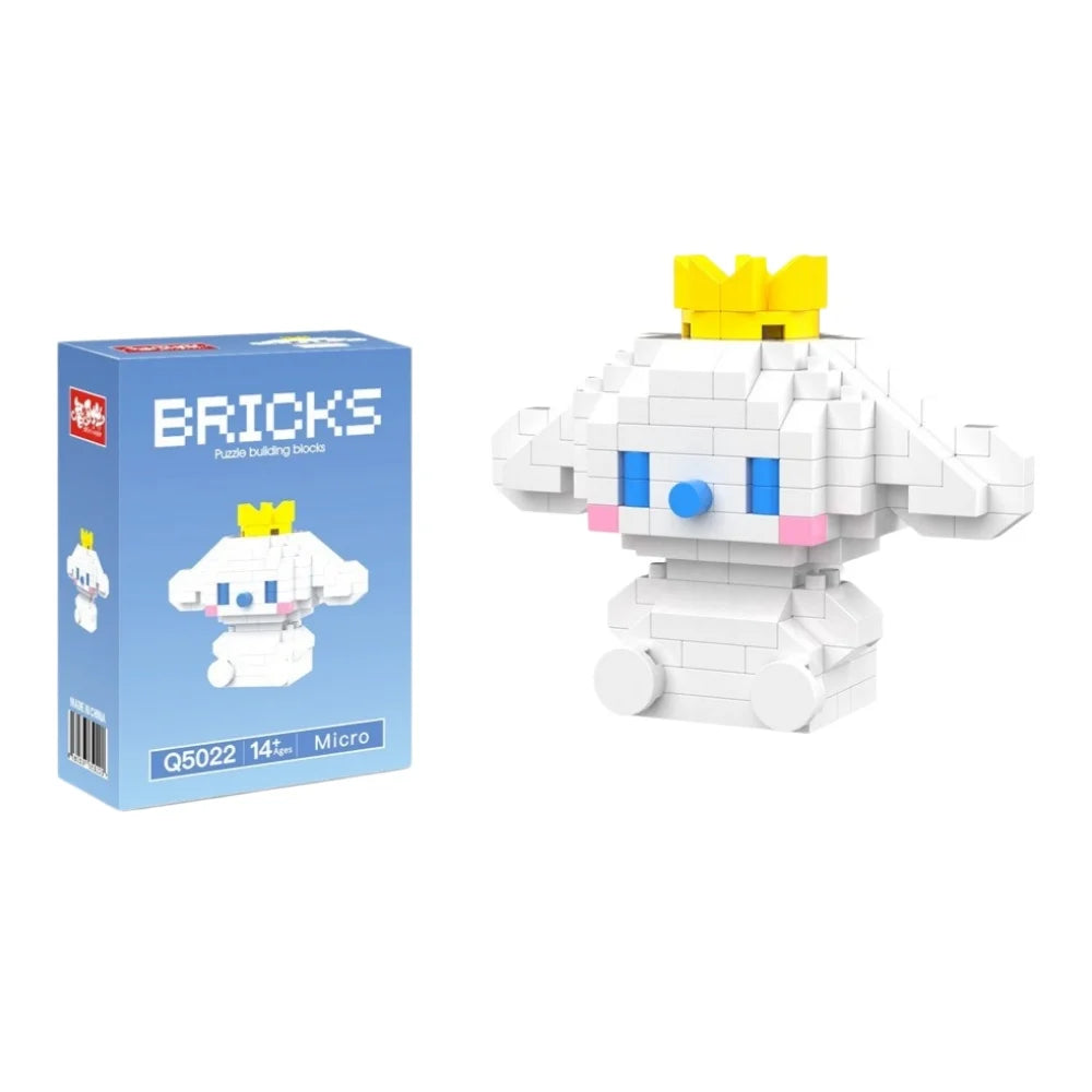 Sanrio Hello Kitty Building Blocks – Kuromi, My Melody & Cinnamoroll