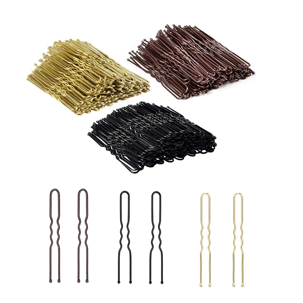 50-Piece U-Shaped Hair Pins