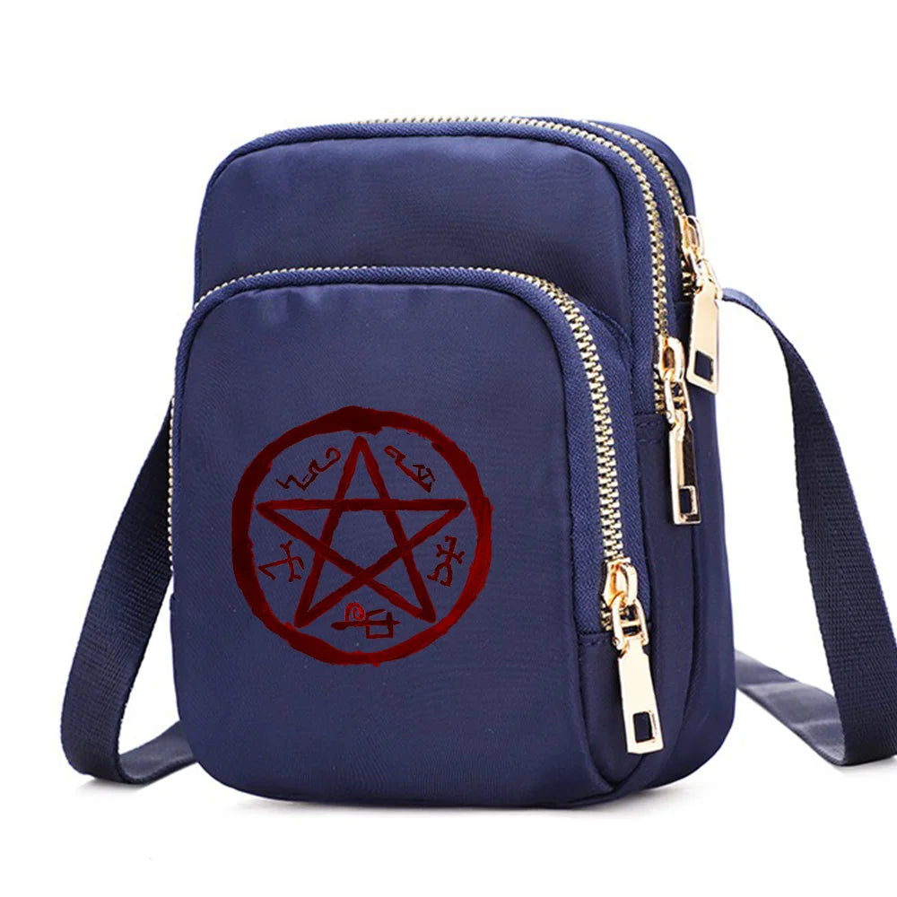 Supernatural Women Shoulder Bags Men Cell Phone Purse Crossbody Shoulder Strap Handbag Female Girls Bags Teenagers Bag Gift