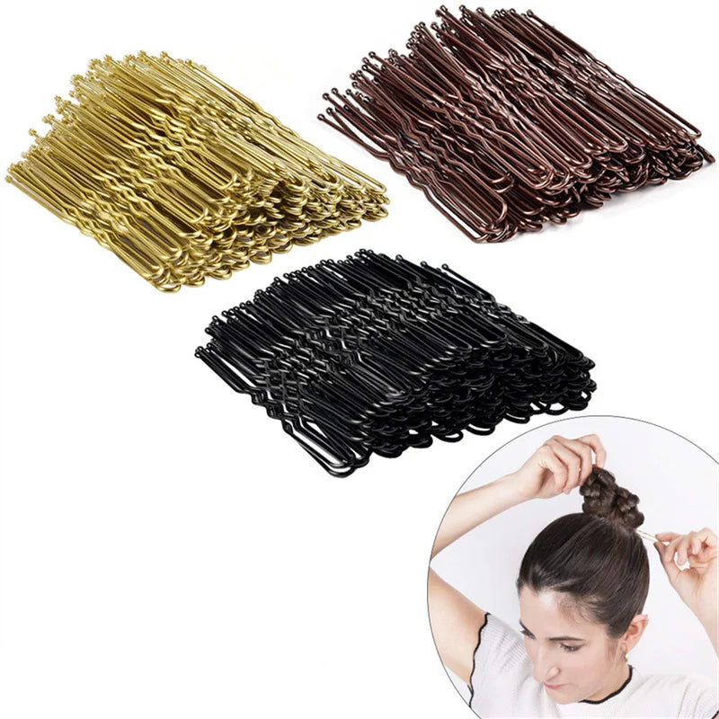 50-Piece U-Shaped Hair Pins