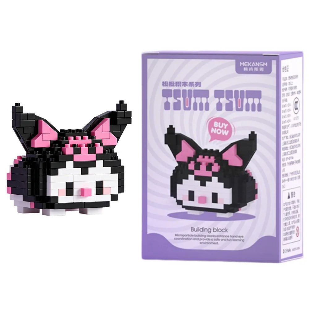 Sanrio Hello Kitty Building Blocks – Kuromi, My Melody & Cinnamoroll