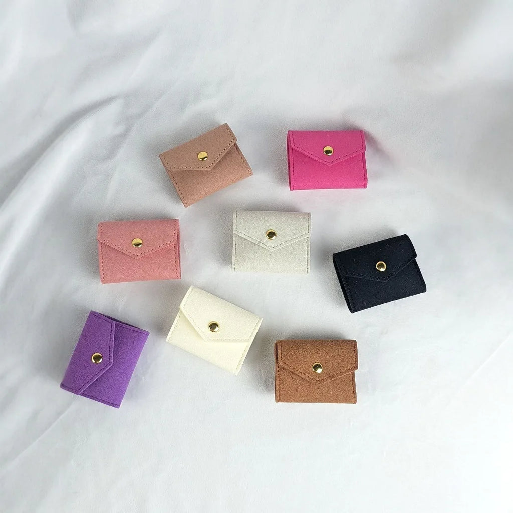 Mini Jewelry Display Bag Multi-Functional Portable Jewelry Roll Case Foldable Jewelry Pouch Exquisite For Business Trips Gift
