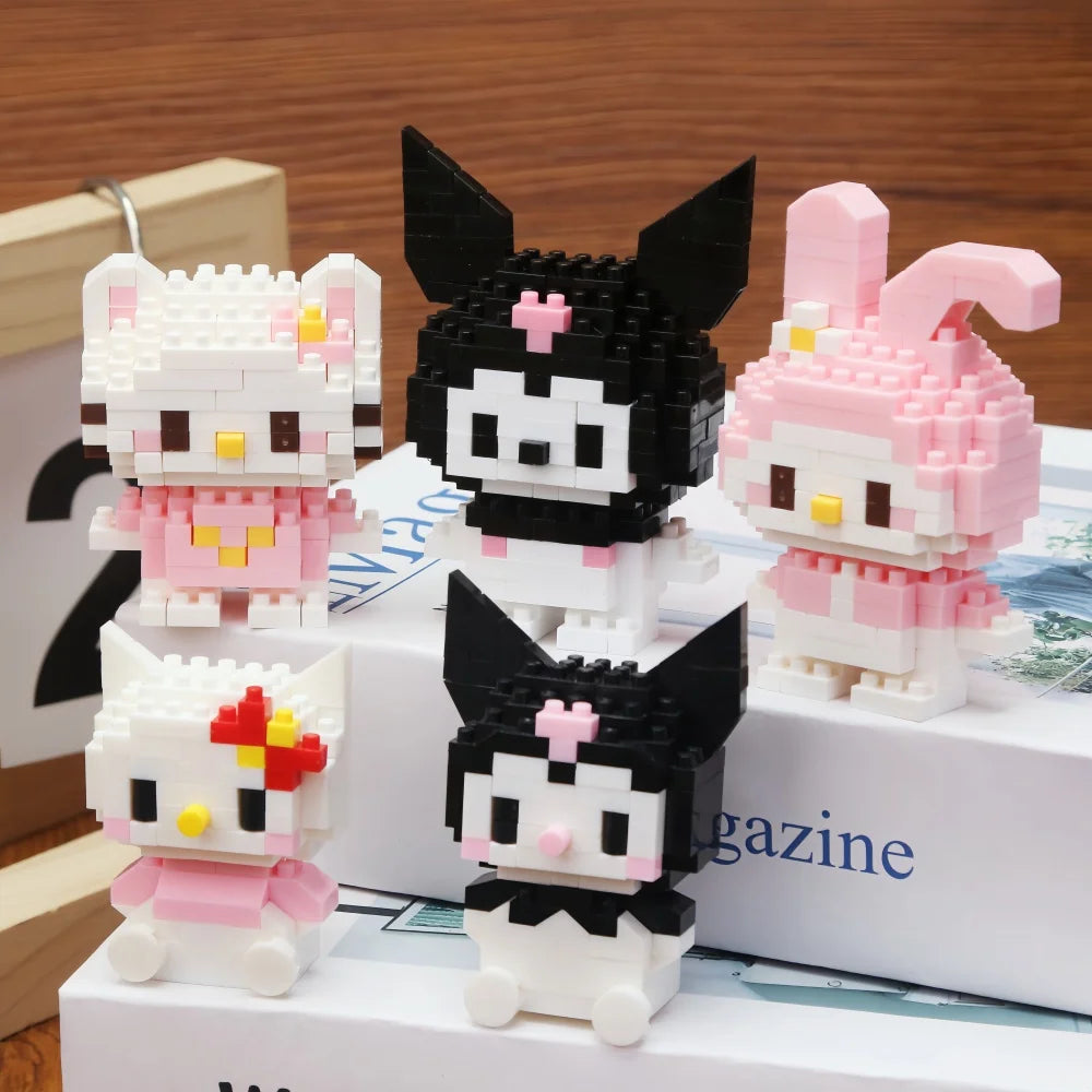 Sanrio Hello Kitty Building Blocks – Kuromi, My Melody & Cinnamoroll