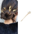 Fashion Hair Stick Boho Irregular Hair Accessories Gold Color Shaped Bun Holder Cage Hair Pins for Women Hairwear Jewelry H040