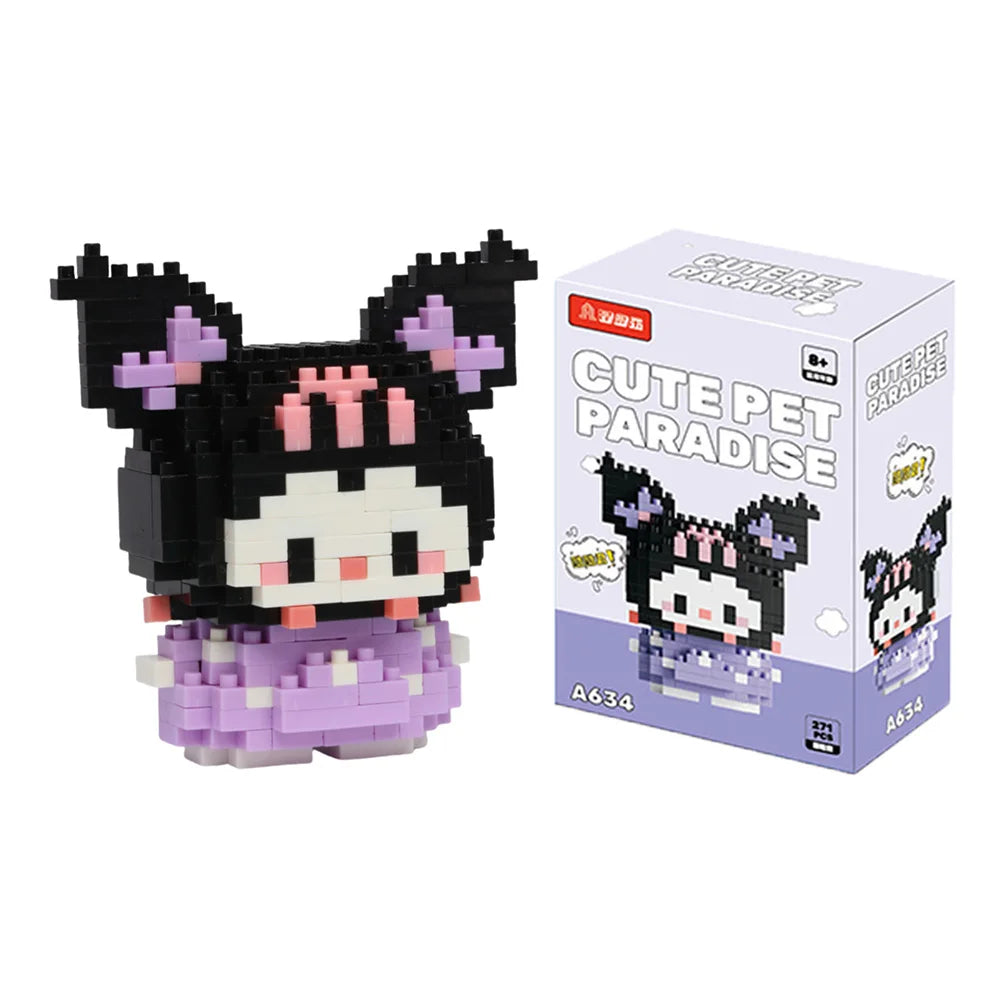 Sanrio Hello Kitty Building Blocks – Kuromi, My Melody & Cinnamoroll