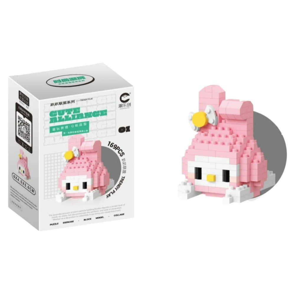 Sanrio Hello Kitty Building Blocks – Kuromi, My Melody & Cinnamoroll