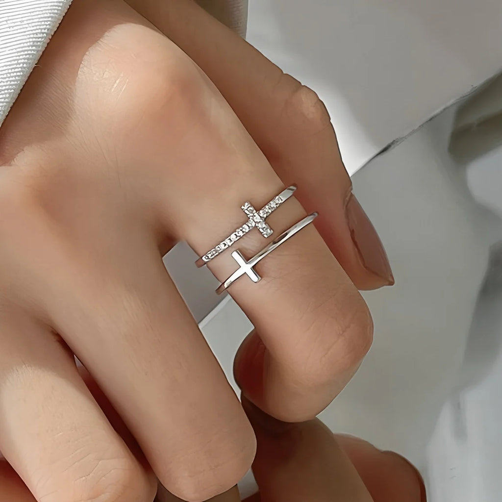 PANJBJ 925 Sterling Silver Golden Flower Rings For Women Drip Glaze Plant Irregular Adjustable Sweet Jewelry Gift Dropshipping