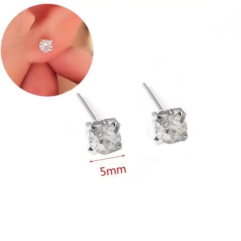 Green Crystal Butterfly Earrings