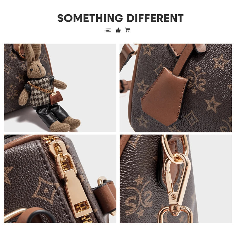 FOXER Vintage 2026 Women's Shoulder Handbag Fashion Large Pillow Bag Female Crossbody Bag for Daily & Commute Use