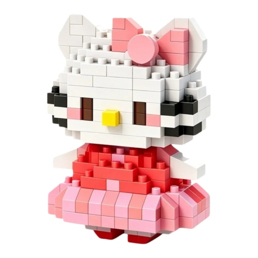 Sanrio Building Blocks – Hello Kitty & Kuromi DIY Figures