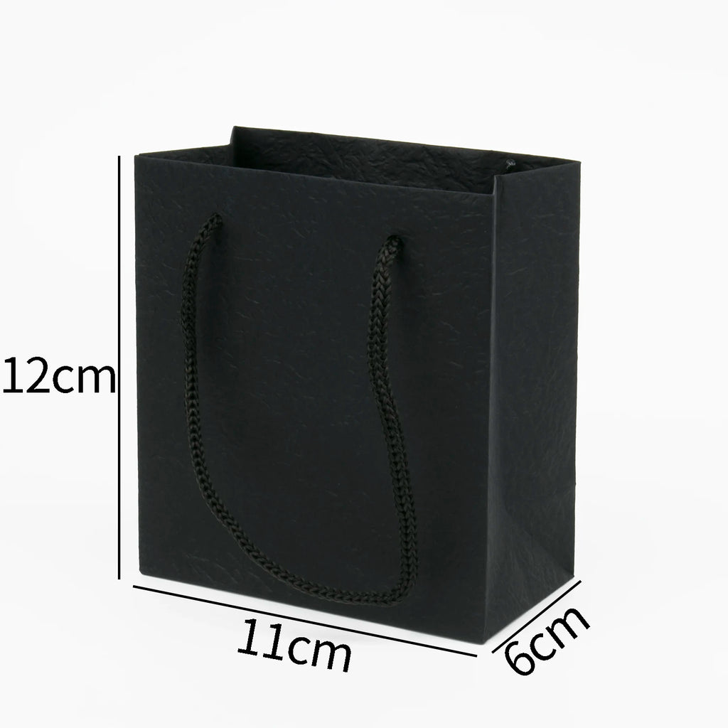 1PC Black Paper Jewelry Box Bracelet Necklace Ring Earring Box Handmde Kraft Wedding Gifts Packaging Box Jewelry Accessories