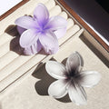 2PCS Fashion Women Flower Hair Clip Set Vacation Bohemia Egg Flower Hair Claw Clamp Barrette Girls Hairpin Hair Accessories Gift