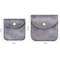 Snap Button Jewellery Pouch Soft Velvet Bag Envelope Jewelry Bag Necklace Bracelet Storage Bag Wedding Gift Bags Packaging Bag