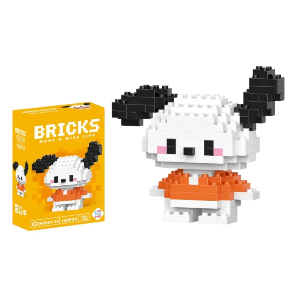Sanrio Hello Kitty Building Blocks – Kuromi, My Melody & Cinnamoroll