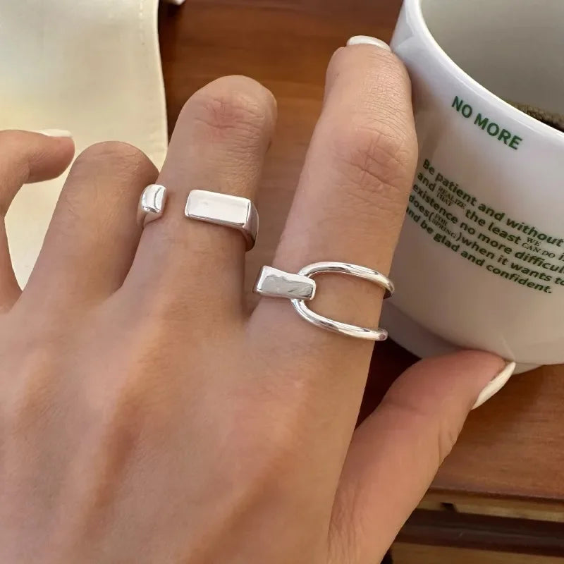 925 Sterling Silver Vintage Adjustable Ring