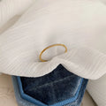 New Fashion stainless steel Cubic Zirconia Thin Finger Ring Fashion Jewelry Zircon Wedding Ring